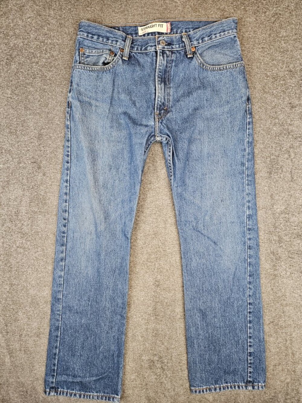 Levi's 505 Straight Leg Jeans Mens 33x30 (32x29) Vintage Medium Blue Wash